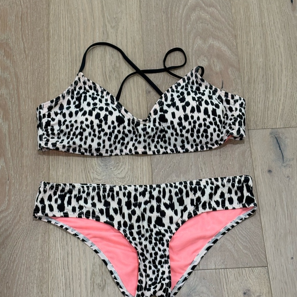 Leopard Print Bikini Set
